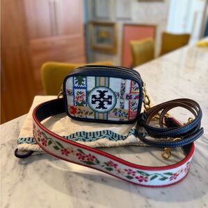 Tory Burch Perry Needlepoint Mini Bag
